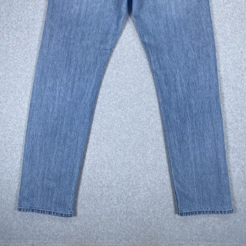Levi's 505 Regular Fit Jeans Mens 34x34 Blue Straight Leg Stretch Denim